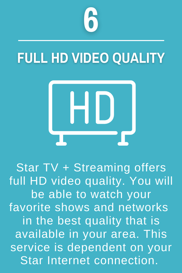 Full HD video quality