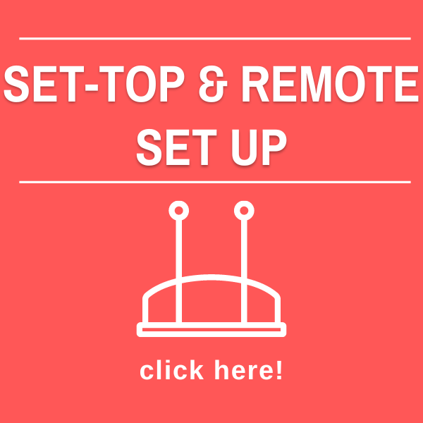 set top and remote set up